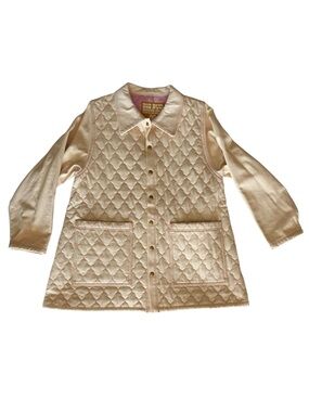Big Bud Press Quilted Cream Coat